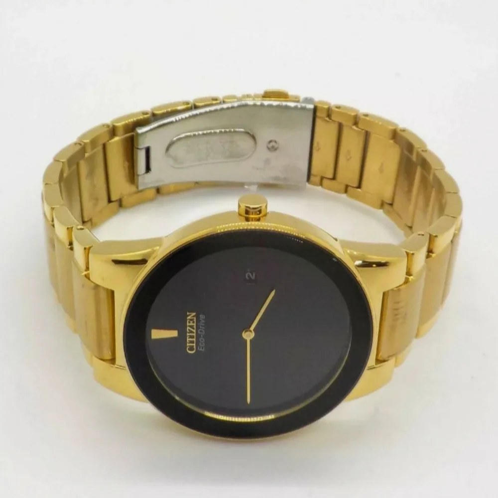 ***NEW*** CitizenAxiom Black Dial Gold-tone Men's Watch AU1062-56E - Picture 8 of 13
